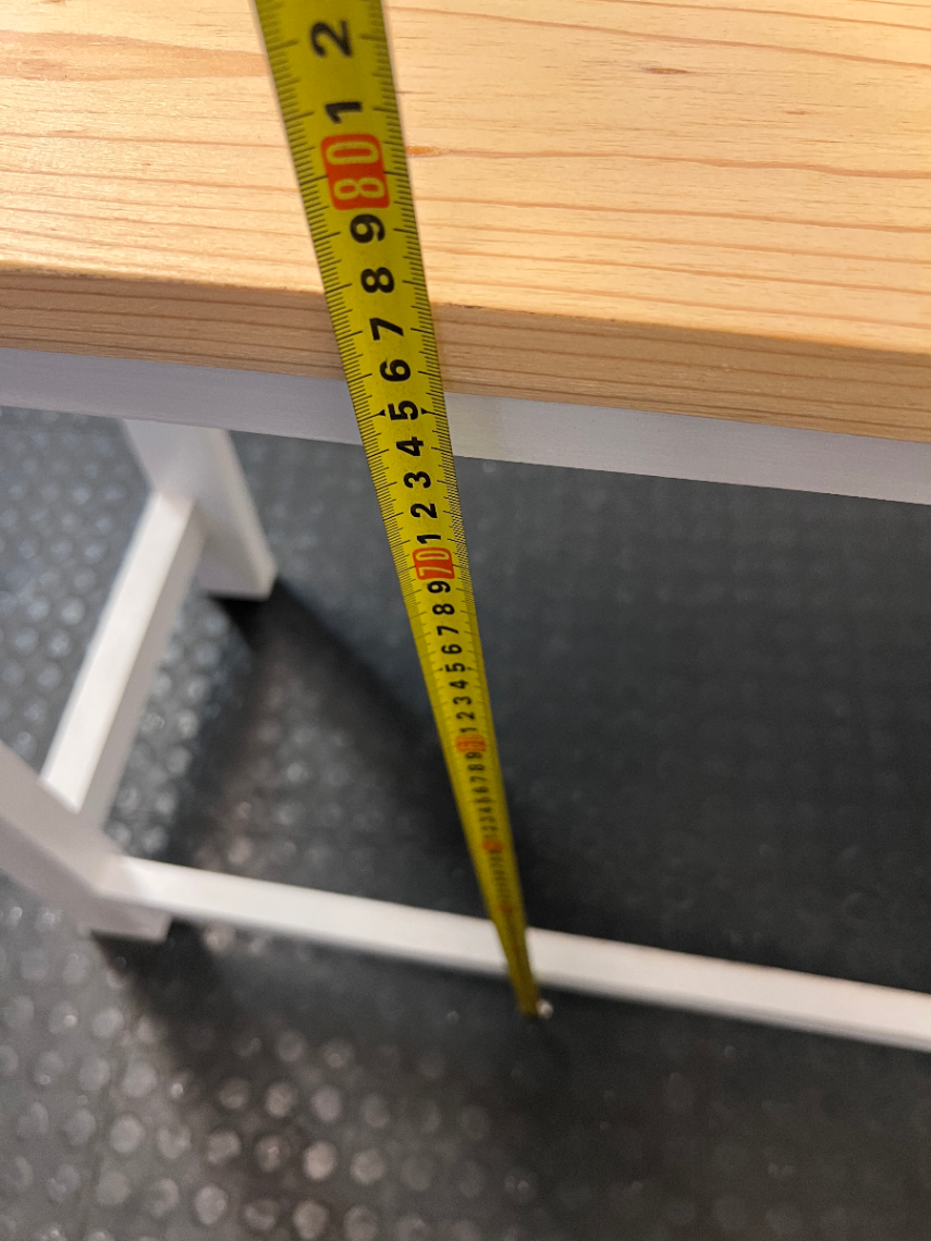 Two-Tone Wood and White Console Table — Good Working Order