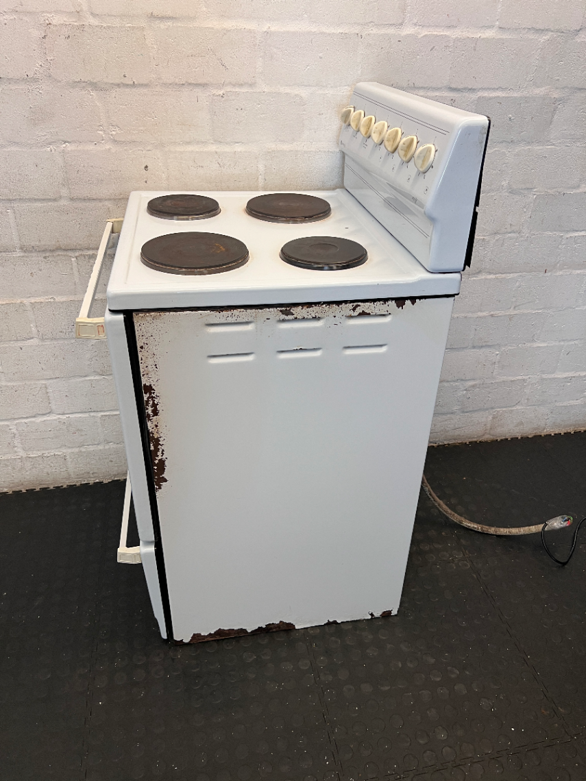 Univa 4-Plate Electric Stove - Failed Testing / Heavy Rusting - 2ndhandwarehouse.com