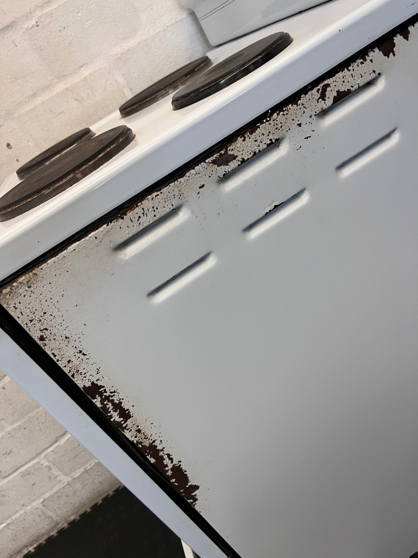 Univa 4-Plate Electric Stove - Failed Testing / Heavy Rusting - 2ndhandwarehouse.com