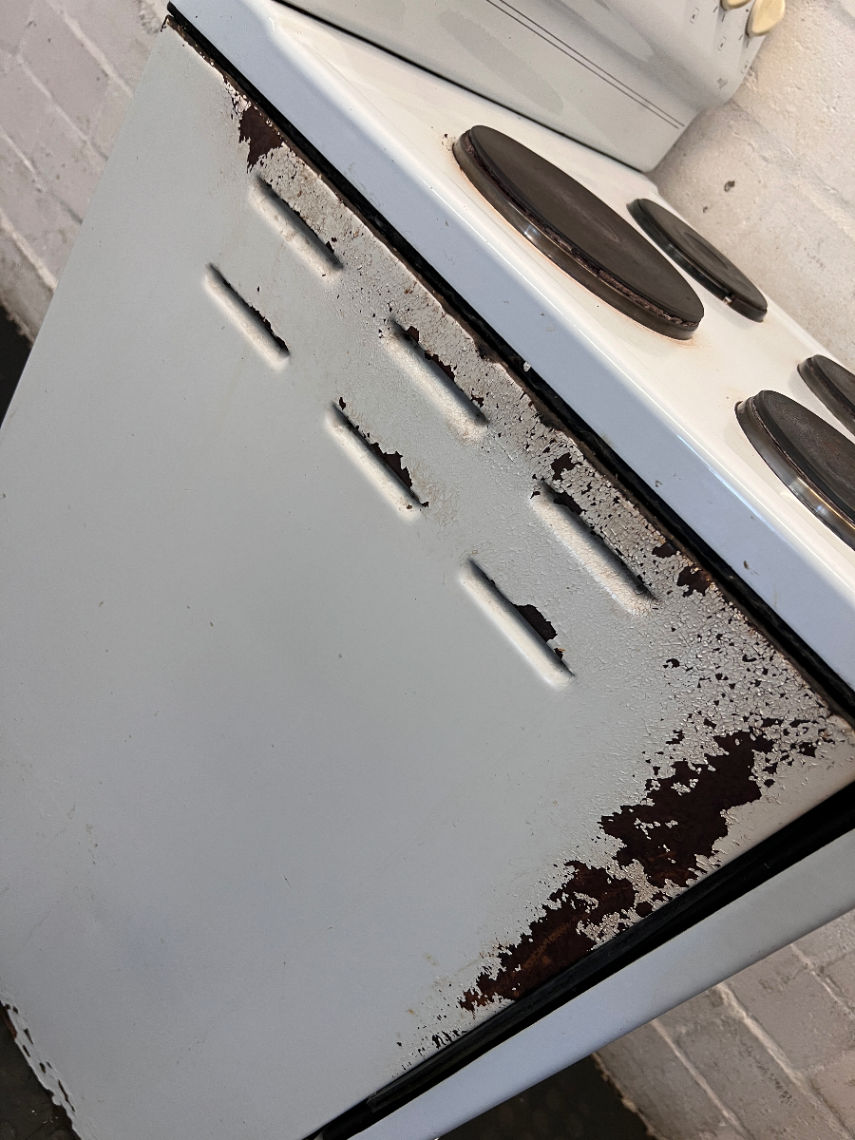 Univa 4-Plate Electric Stove - Failed Testing / Heavy Rusting - 2ndhandwarehouse.com