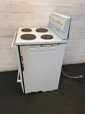 Univa 4-Plate Electric Stove - Failed Testing / Heavy Rusting - 2ndhandwarehouse.com