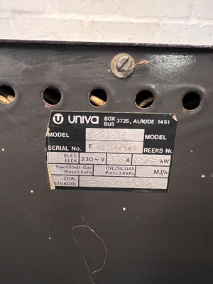 Univa 4-Plate Electric Stove - Failed Testing / Heavy Rusting - 2ndhandwarehouse.com