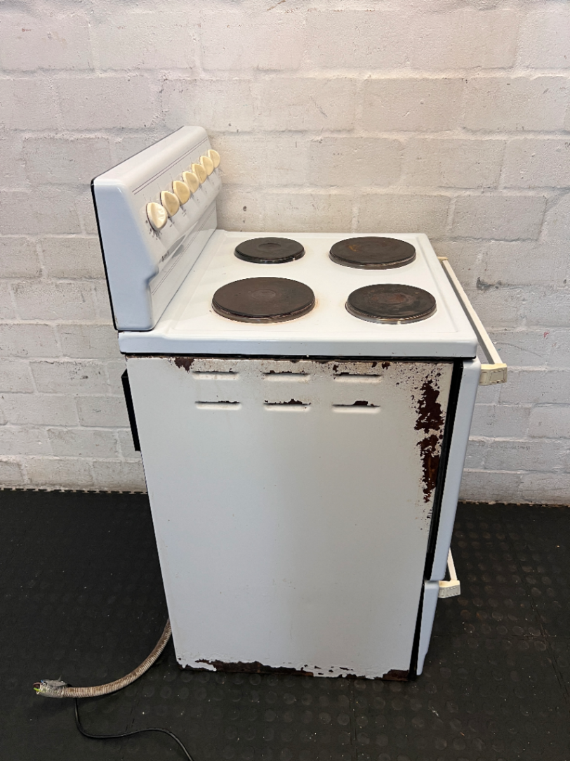 Univa 4-Plate Electric Stove - Failed Testing / Heavy Rusting - 2ndhandwarehouse.com