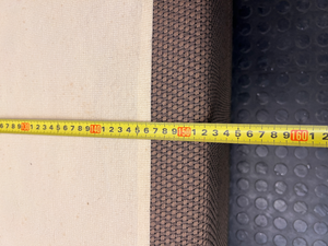 Upholstered Brown Queen Bed Base — Fair Condition