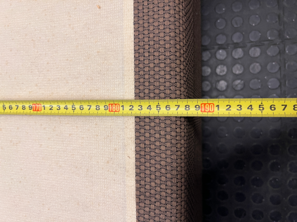 Upholstered Brown Queen Bed Base — Fair Condition