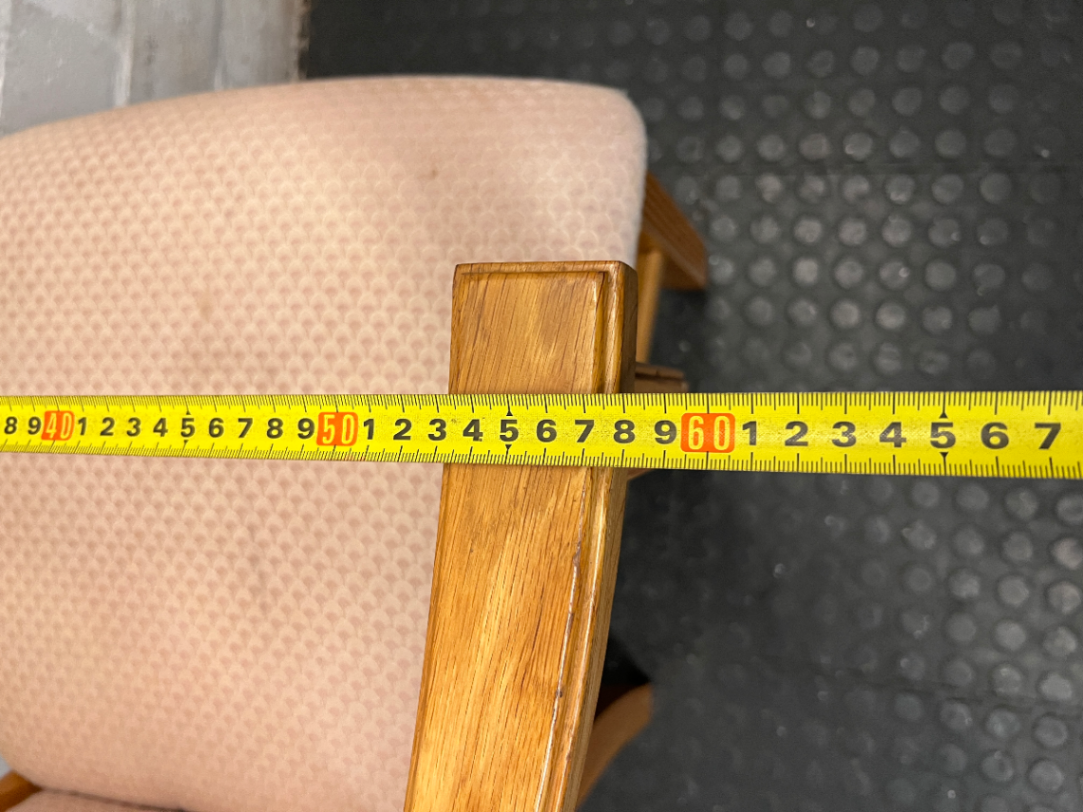 Upholstered High-Back Dining Chair with Armrests