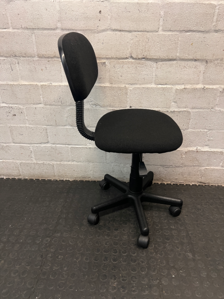 Upholstered Swivel Typist Office Chair - 2ndhandwarehouse.com