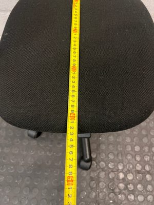 Upholstered Swivel Typist Office Chair - 2ndhandwarehouse.com