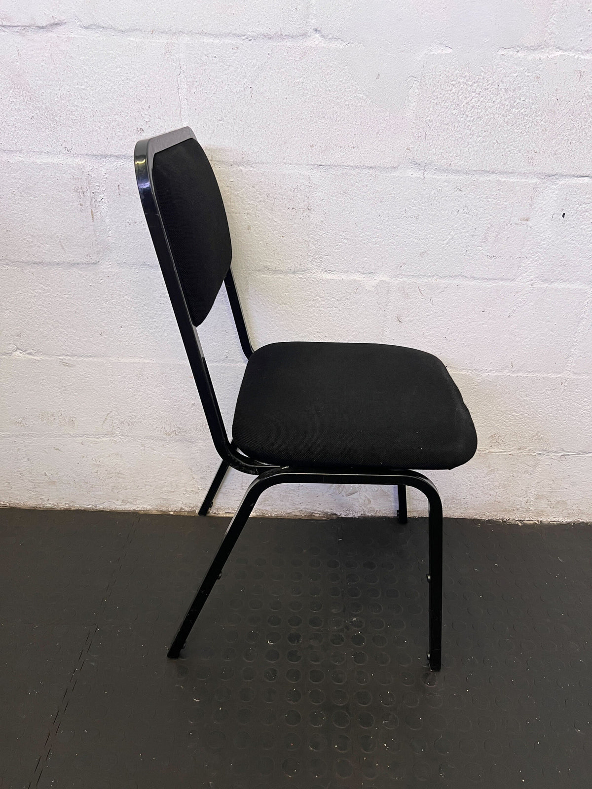 Versatile Black Stackable Utility Chair