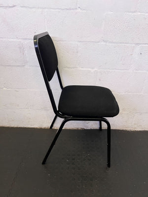 Versatile Black Stackable Utility Chair