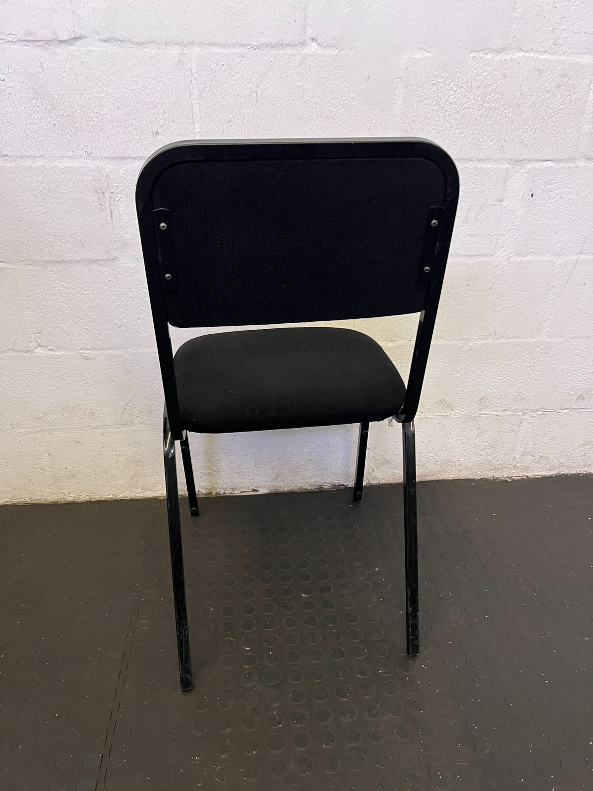 Versatile Black Stackable Utility Chair