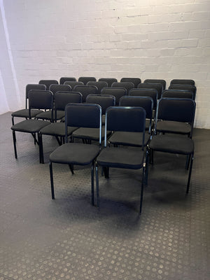 Versatile Black Stackable Utility Chair