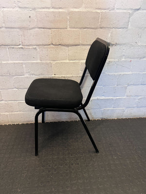 Versatile Black Upholstered Office/Dining Chair - 2ndhandwarehouse.com