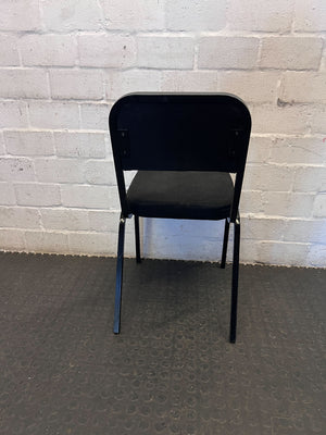 Versatile Black Upholstered Office/Dining Chair - 2ndhandwarehouse.com