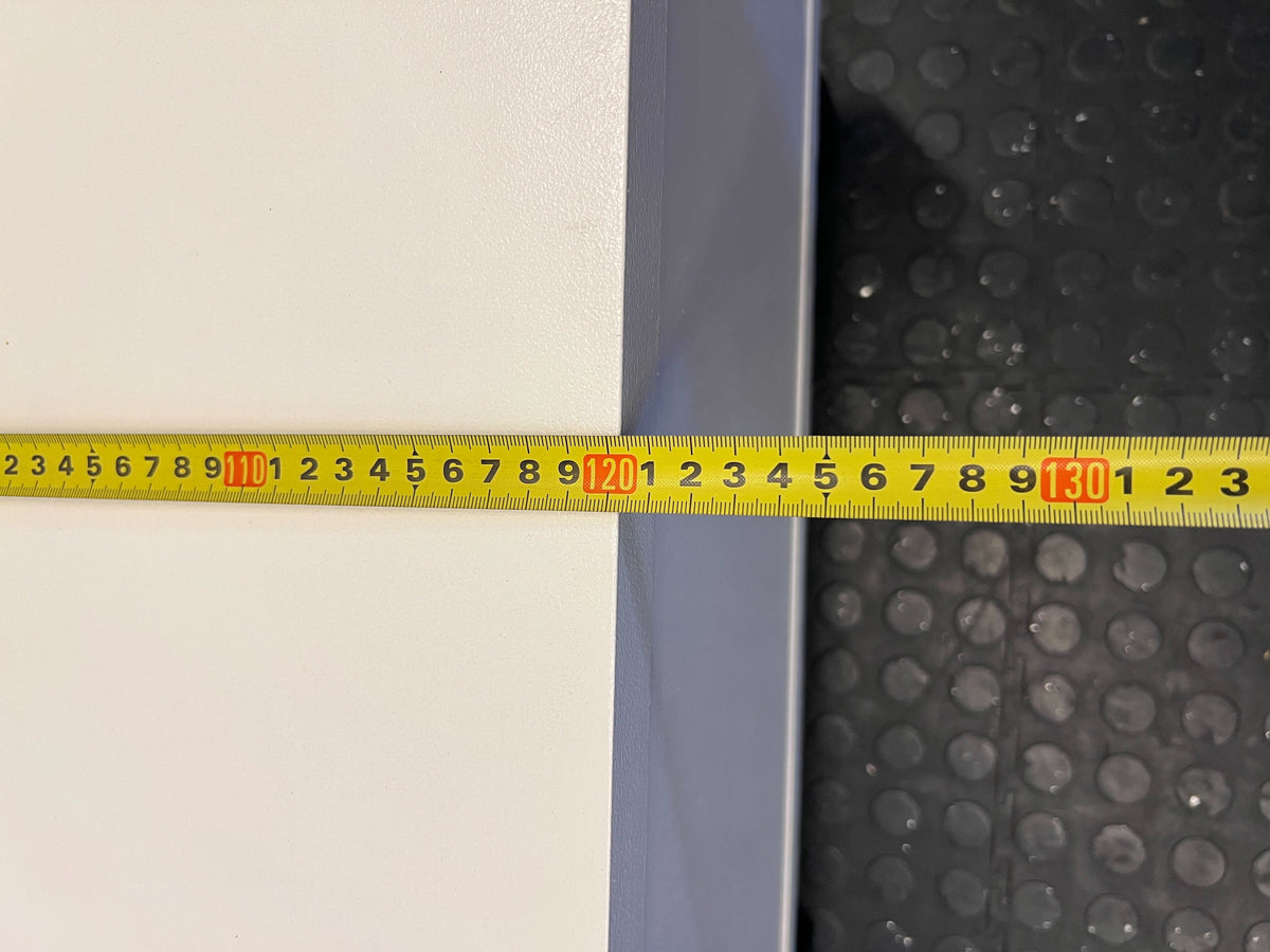 Versatile Cream TV Stand with Shelves - One side leg need to replace - 2ndhandwarehouse.com