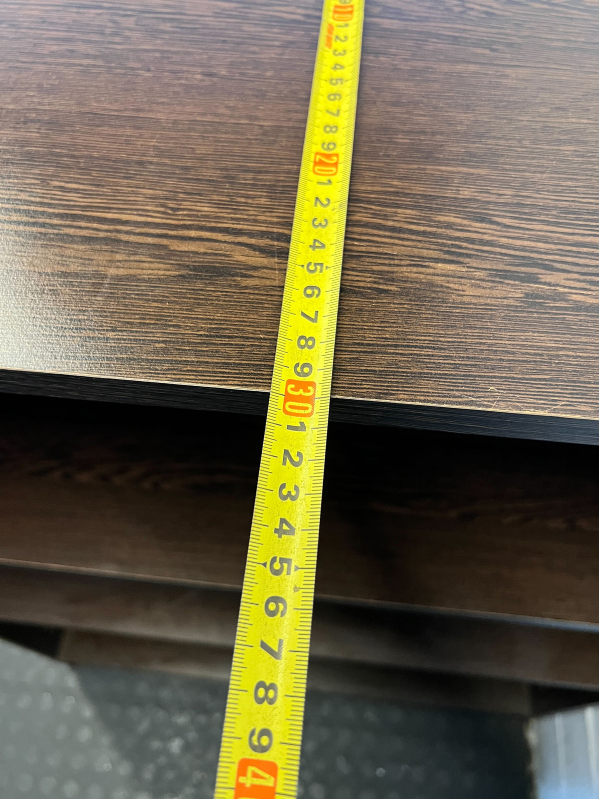 Versatile Dark Wood 4-Tier Bookshelf 80 by 30