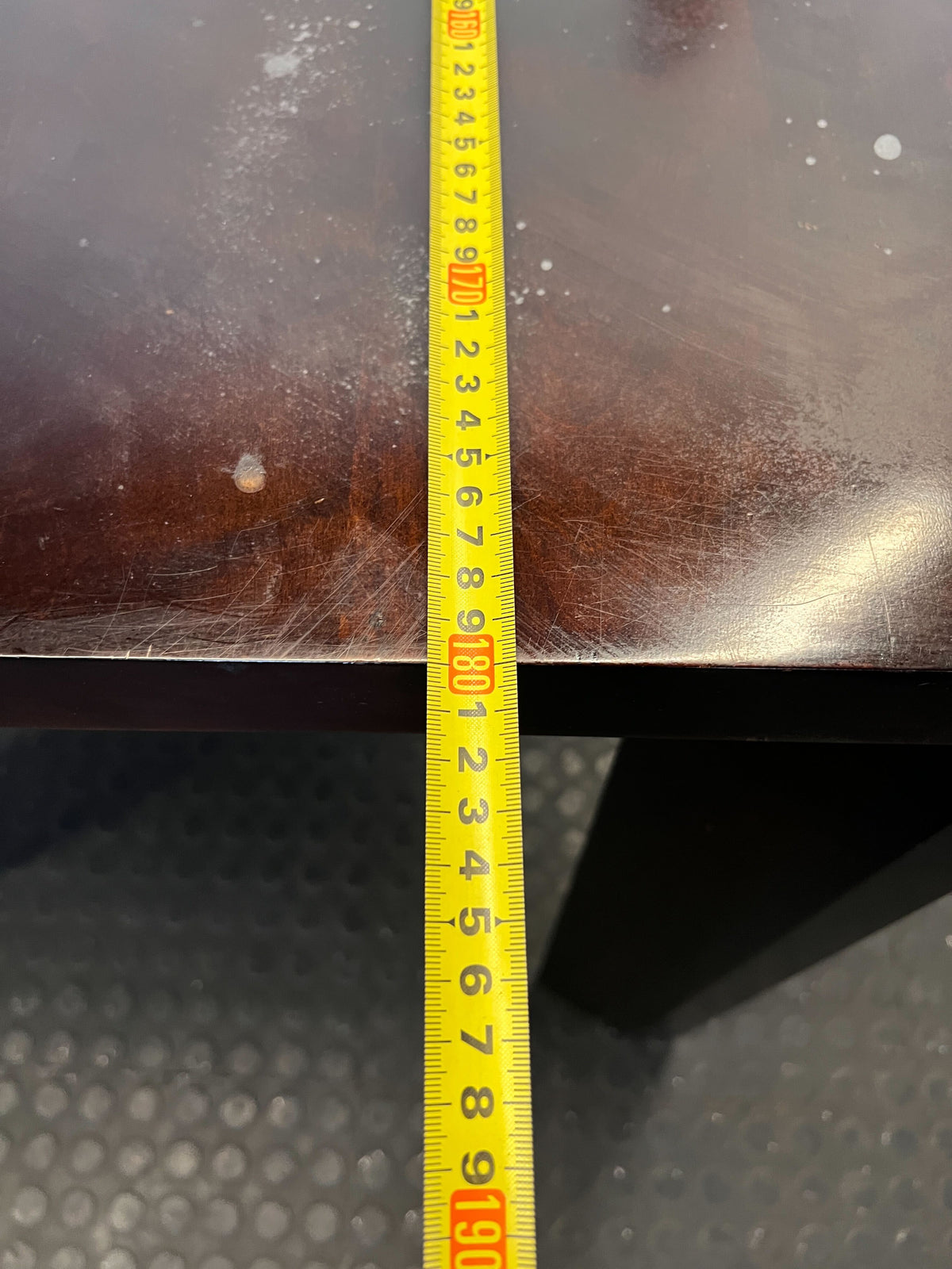 Versatile Dark Wood Dining / Boardroom Table - 2ndhandwarehouse.com