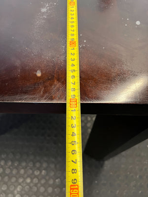 Versatile Dark Wood Dining / Boardroom Table - 2ndhandwarehouse.com