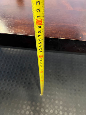 Versatile Dark Wood Dining / Boardroom Table - 2ndhandwarehouse.com