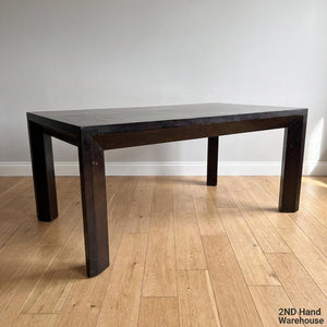 Versatile Dark Wood Dining / Boardroom Table - 2ndhandwarehouse.com