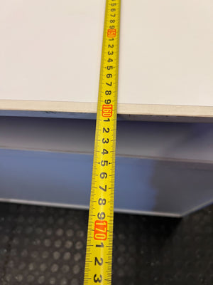 Versatile Grey Office Desk with Integrated 3-Drawer Pedestal - 2ndhandwarehouse.com