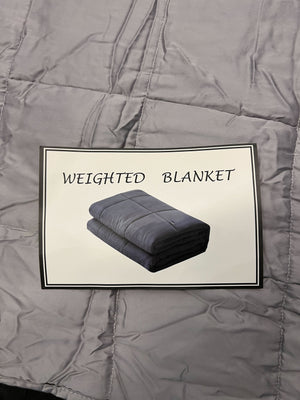 Versatile Grey Quilted Blanket/Duvet with Storage Bag - 2ndhandwarehouse.com