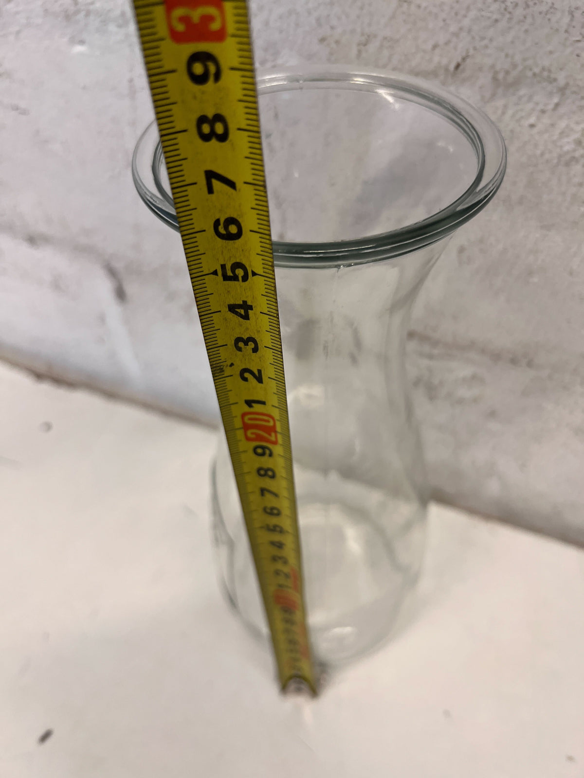 Versatile Humphrey Style Clear Glass Carafe - 2ndhandwarehouse.com