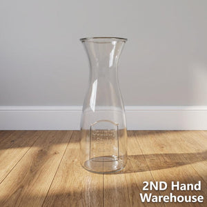 Versatile Humphrey Style Clear Glass Carafe - 2ndhandwarehouse.com