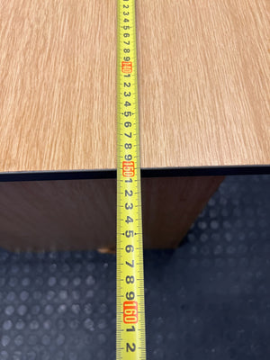 Versatile Light Wood Desk with 2 Drawers - Home Office & Study - Fair used - 2ndhandwarehouse.com