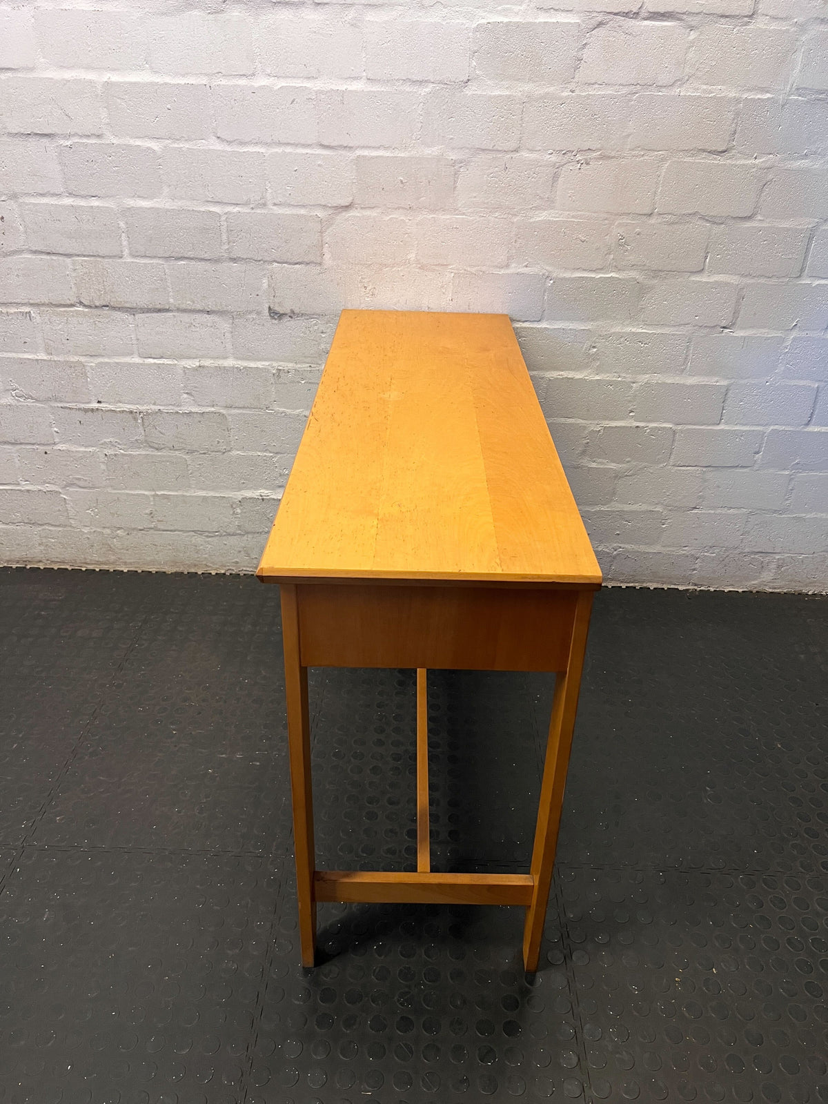 Versatile Light Wood Desk with Drawers - Fair used - 2ndhandwarehouse.com
