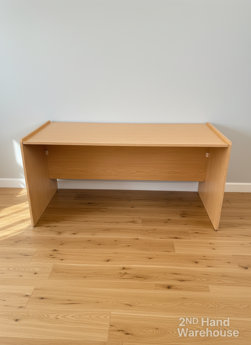 Versatile Light Wood Office Desk