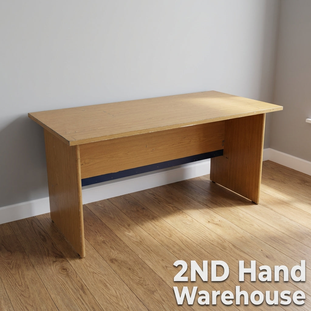 Versatile Light Wood Office & Study Desk - 2ndhandwarehouse.com