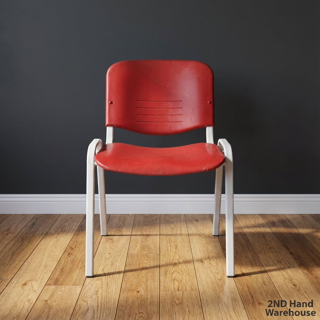 Versatile Retro Red Utility Chair