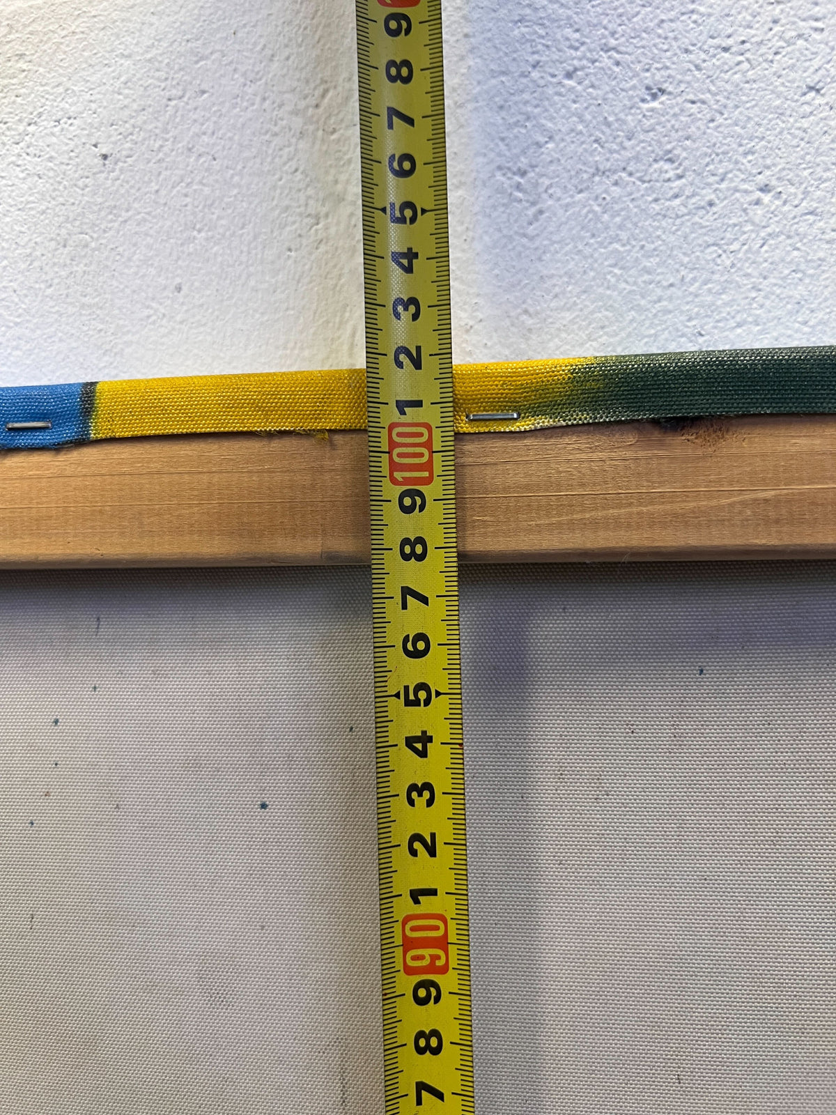 Vibrant Abstract Concentric Circles Canvas Art 102 by 76