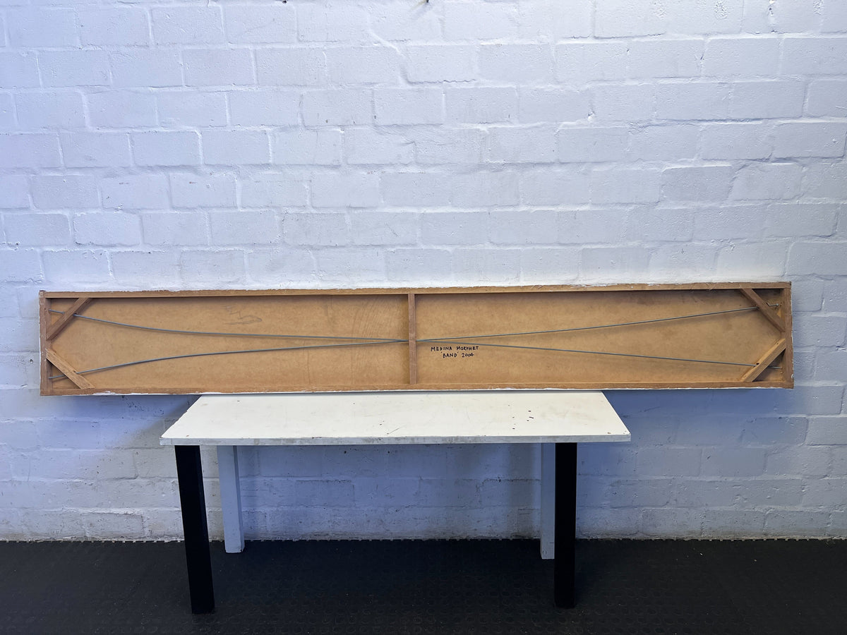 Vibrant Abstract Red Wall Art Panel