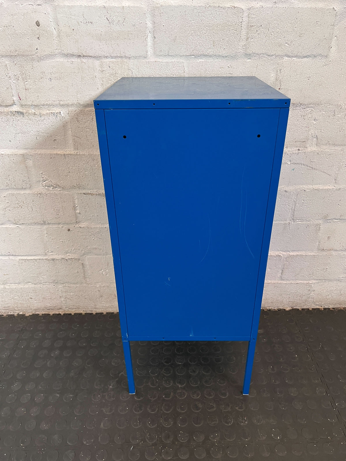 Vibrant Blue Metal Storage Cabinet Locker