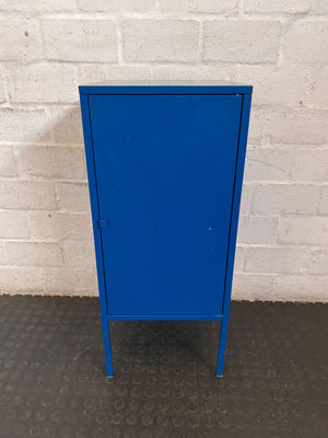 Vibrant Blue Metal Storage Cabinet Locker