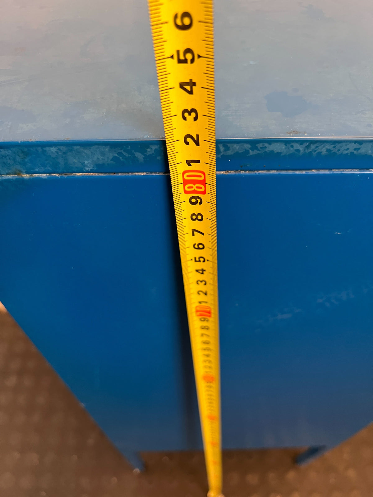 Vibrant Blue Metal Storage Cabinet Locker