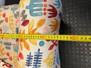 Vibrant Kids' Armchair with Playful Botanical Print