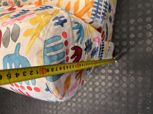 Vibrant Kids' Armchair with Playful Botanical Print