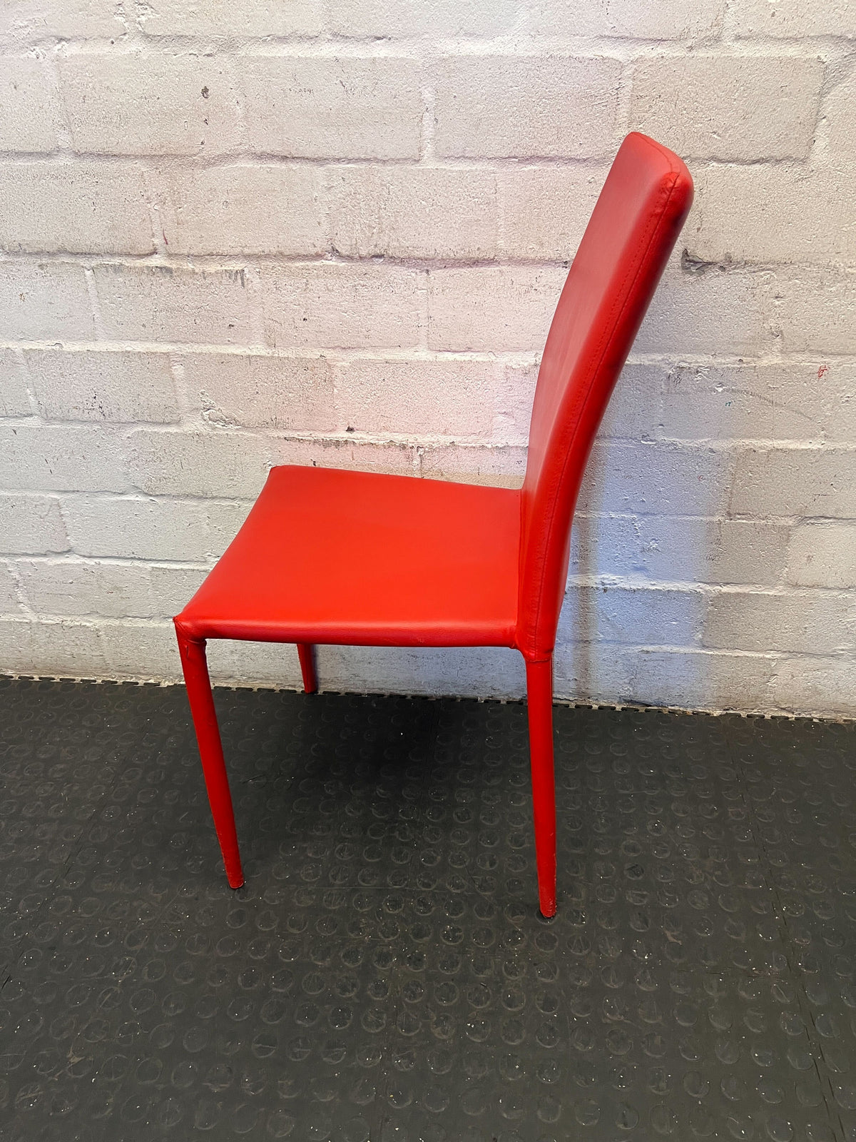 Vibrant Red Modern Dining & Accent Chair - 2ndhandwarehouse.com