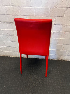 Vibrant Red Modern Dining & Accent Chair - 2ndhandwarehouse.com