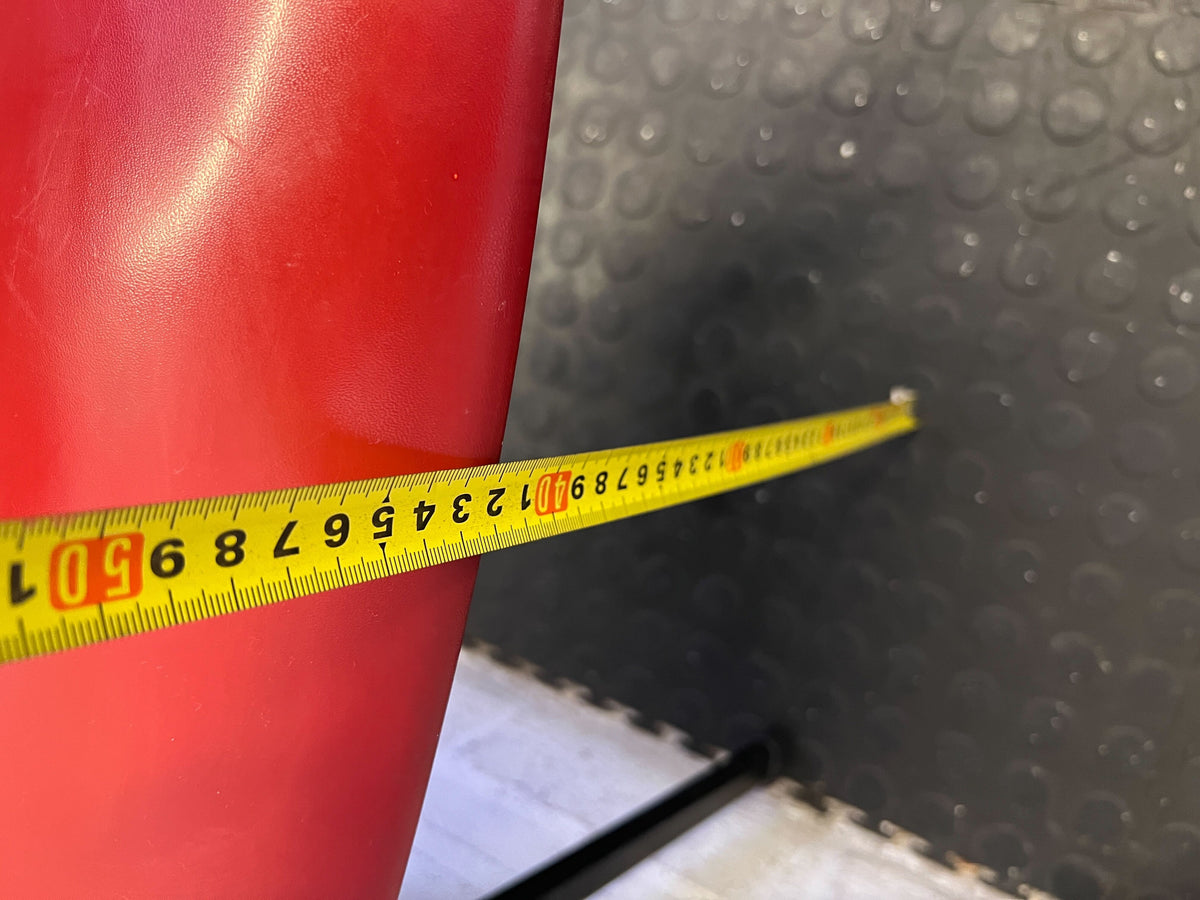 Vibrant Red Retro Utility Chair