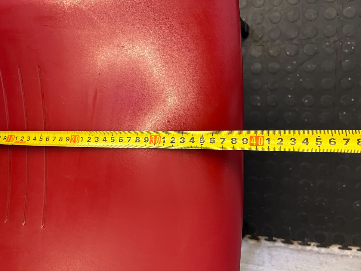 Vibrant Red Retro Utility Chair