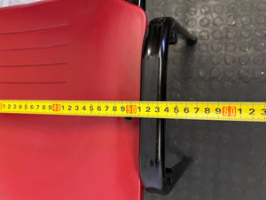 Vibrant Red Retro Utility Chair