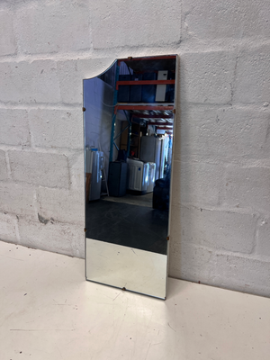 Vintage Asymmetrical Side Mirror with Curved Top - 2ndhandwarehouse.com