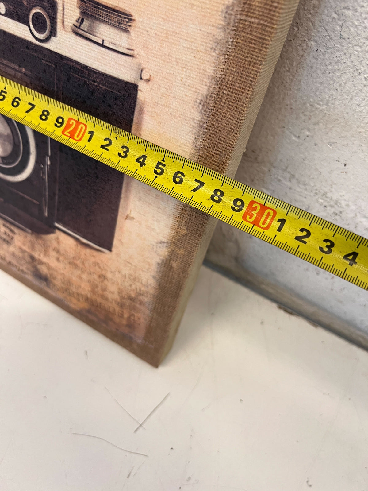 Vintage Camera Inspirational Canvas Wall Art