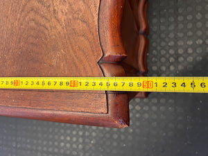 Vintage Carved Wooden Storage Chest with Claw Feet