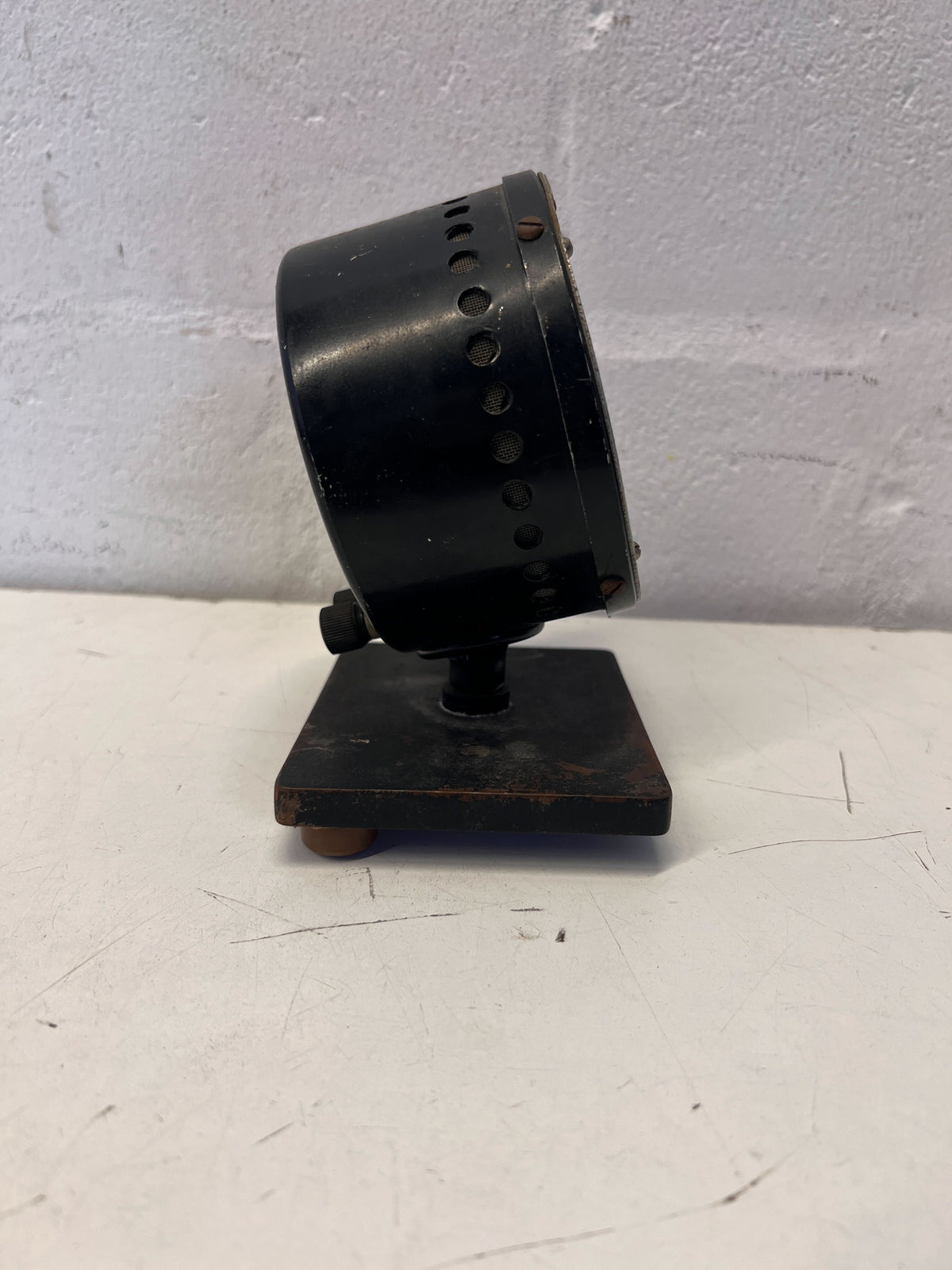 Vintage Fortiphone Microphone with Stand - Retro Studio Decor  UNTESTED✨