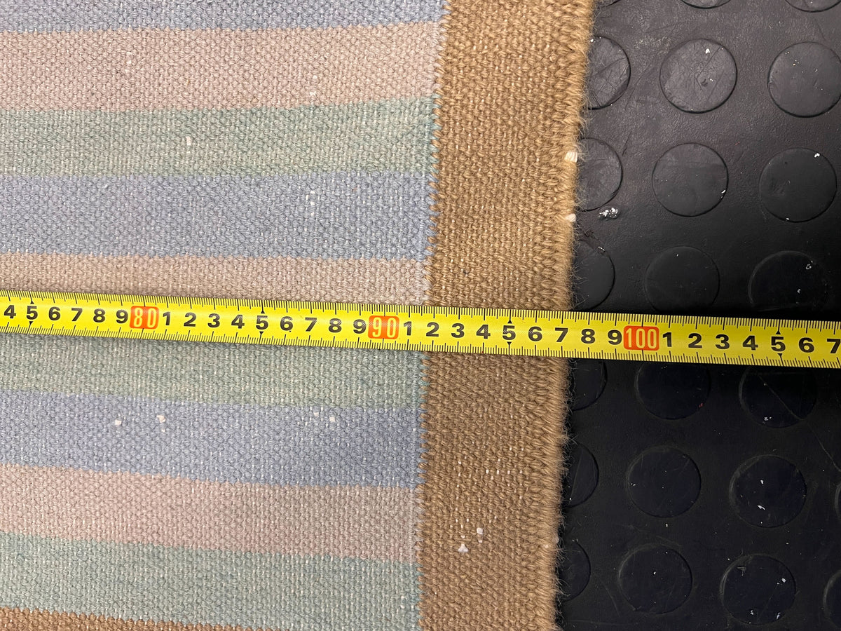 Vintage Geometric Pattern Area Rug – Soft Pastel Colors, Woven Fabric 1m x 1.5m - REDUCED